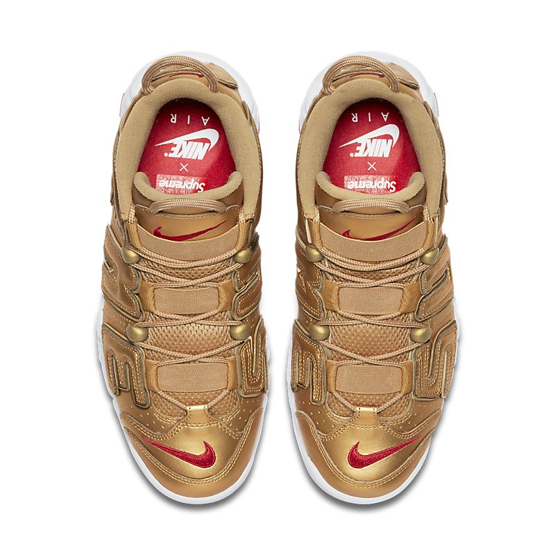 NIKE AIR UPTEMPO SUPREME GOLD