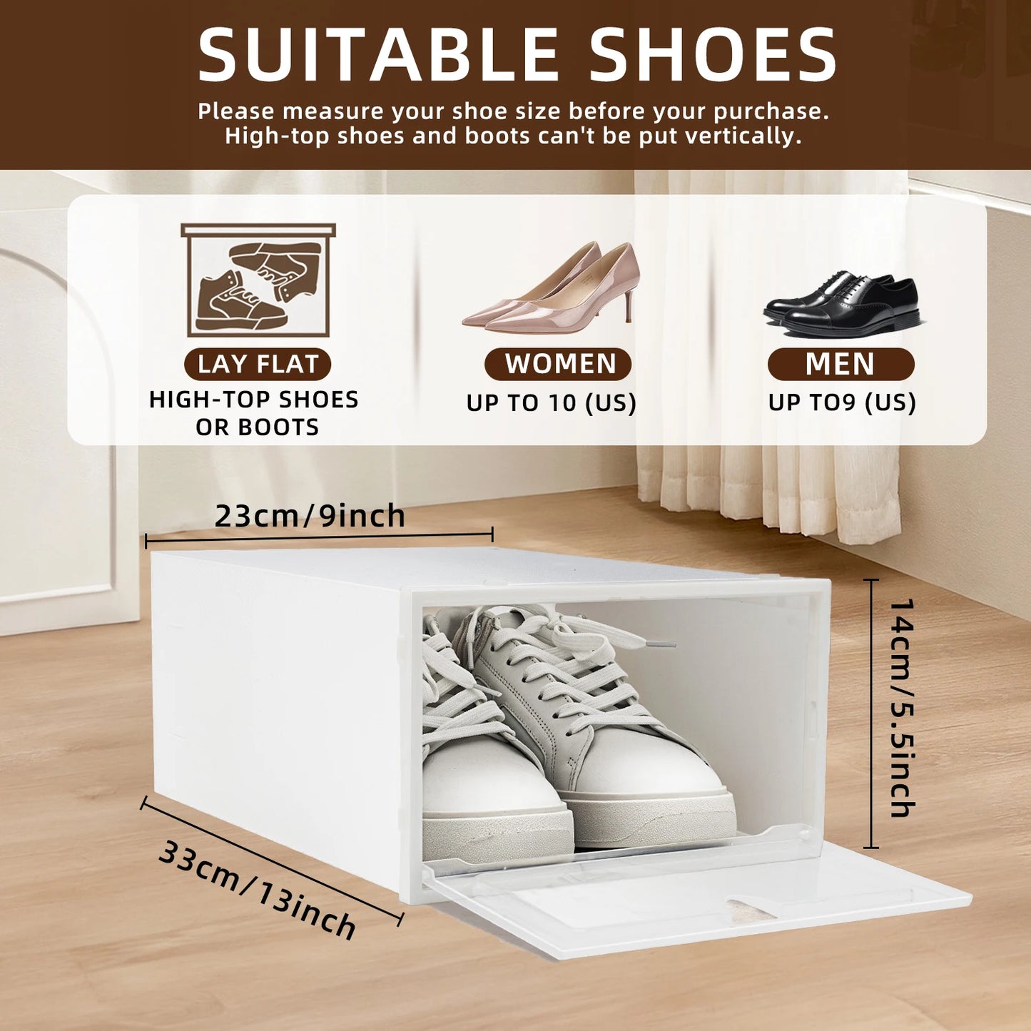 Cajas para Zapatos (12 Piezas)