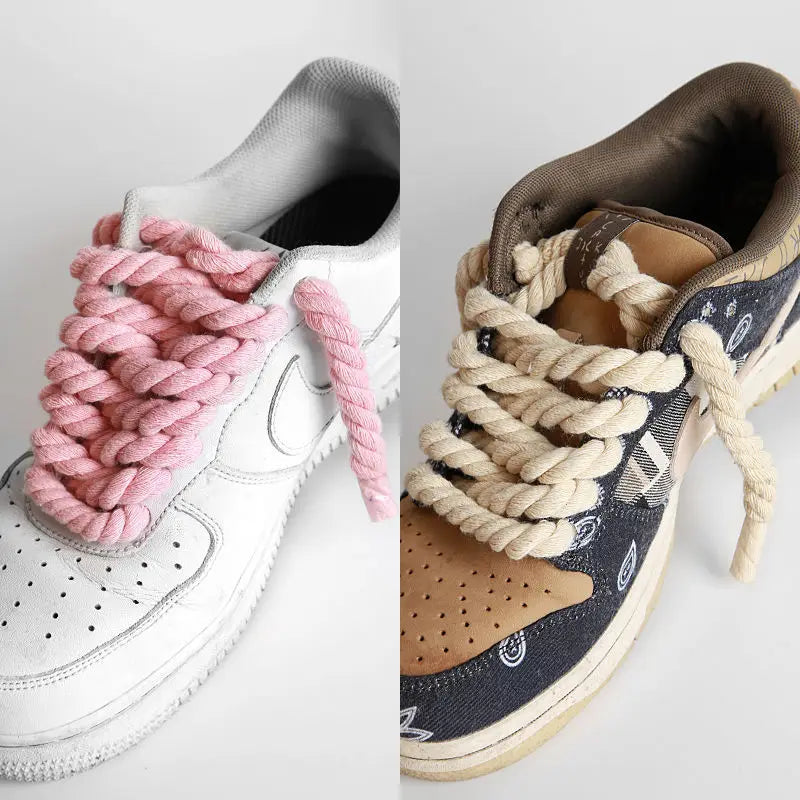 Vintage Tejidos x2 Pares – Lino y Algodón para Zapatillas