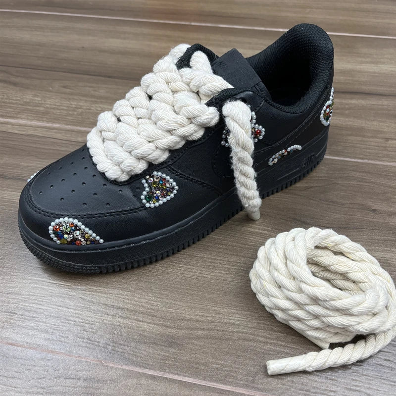 Vintage Tejidos x2 Pares – Lino y Algodón para Zapatillas