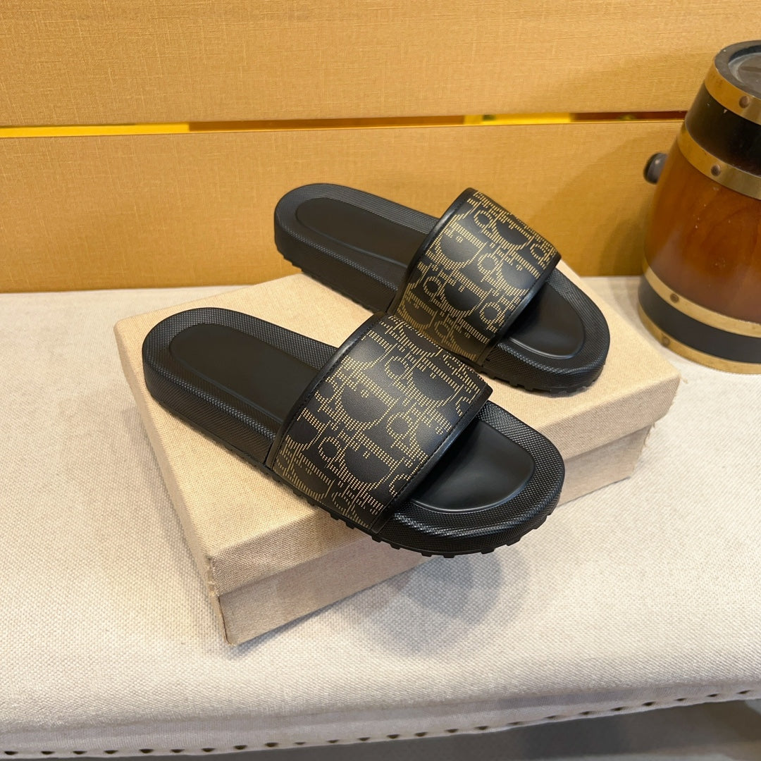 Black and Gold Dior Canvas