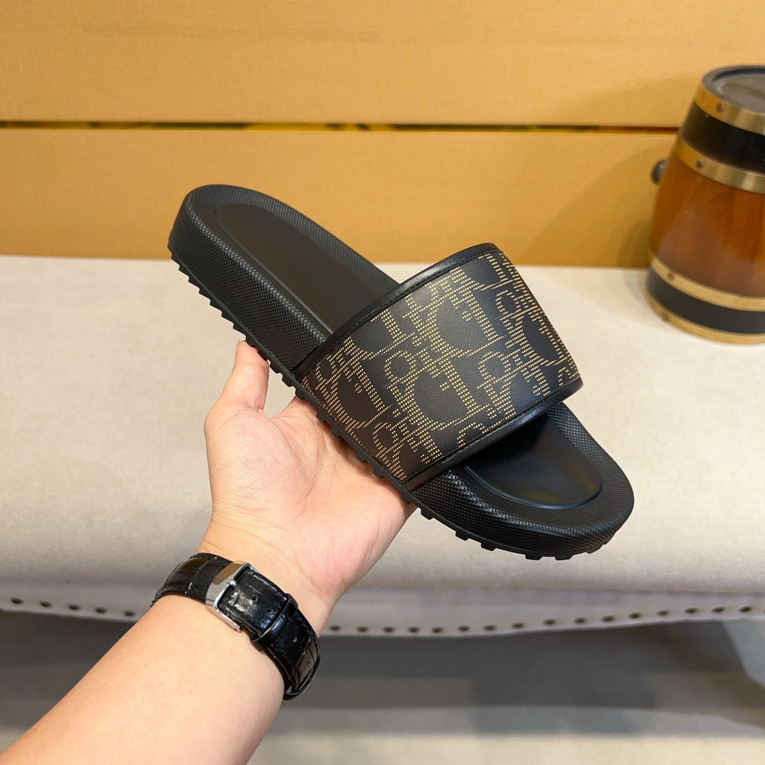 Black and Gold Dior Canvas