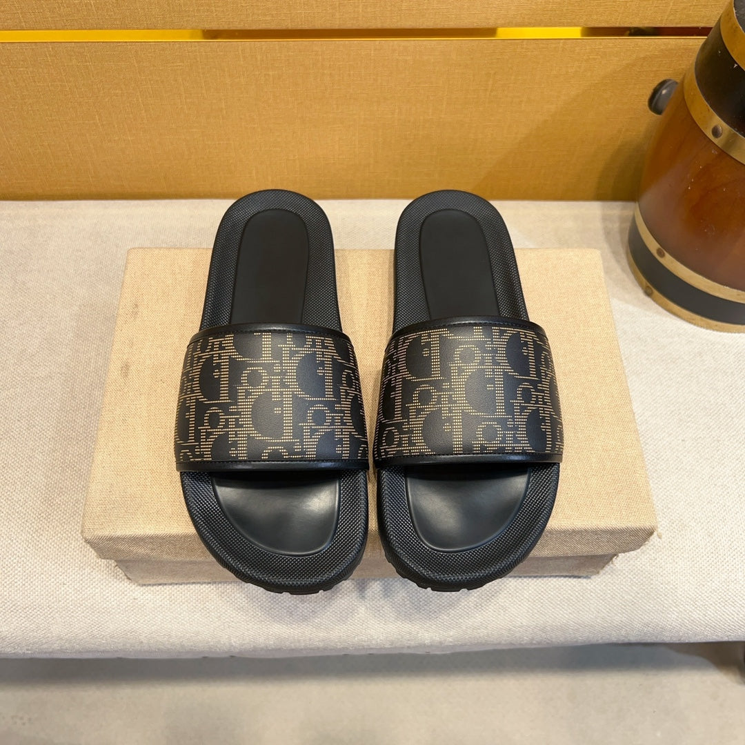 Black and Gold Dior Canvas