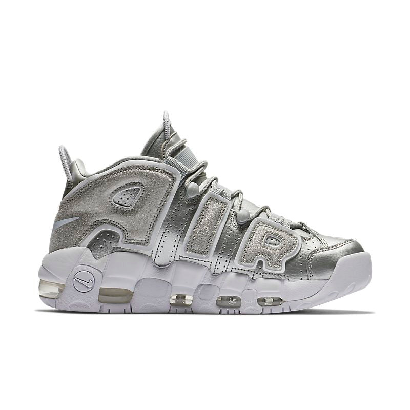 NIKE AIR UPTEMPO METALLIC SILVER