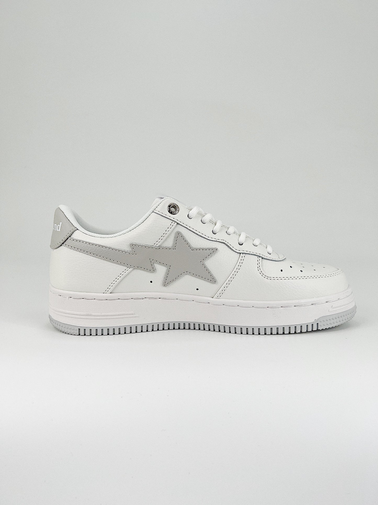 BAPE STA LOW GREY WHITE