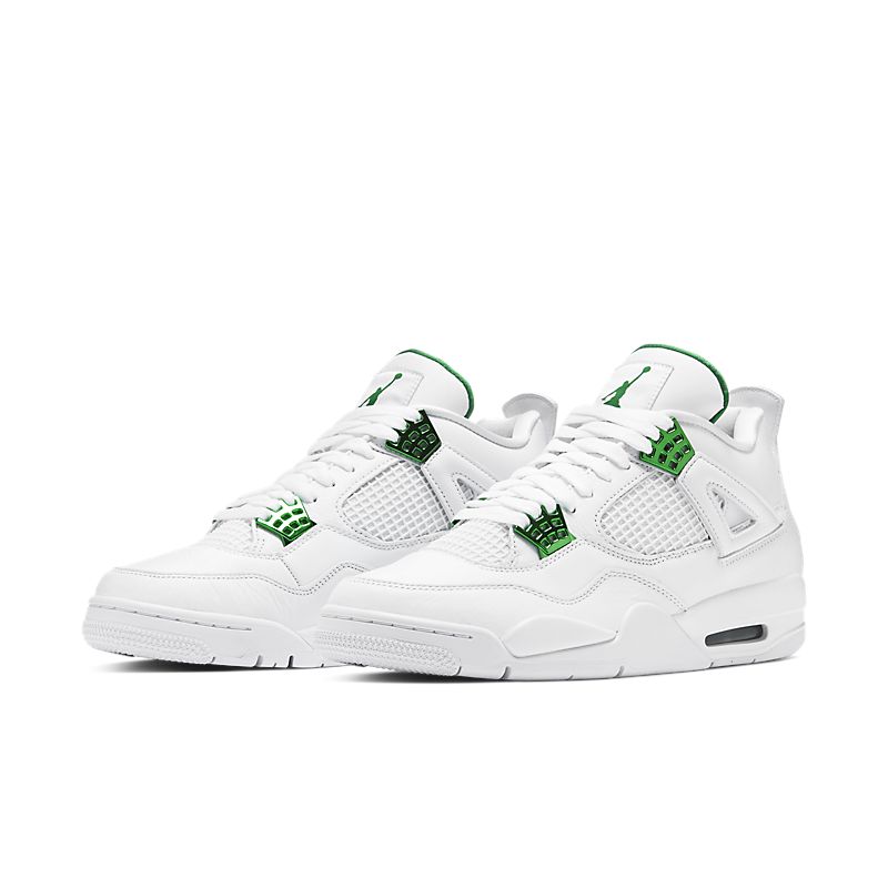 JORDAN 4 METALLIC GREEN