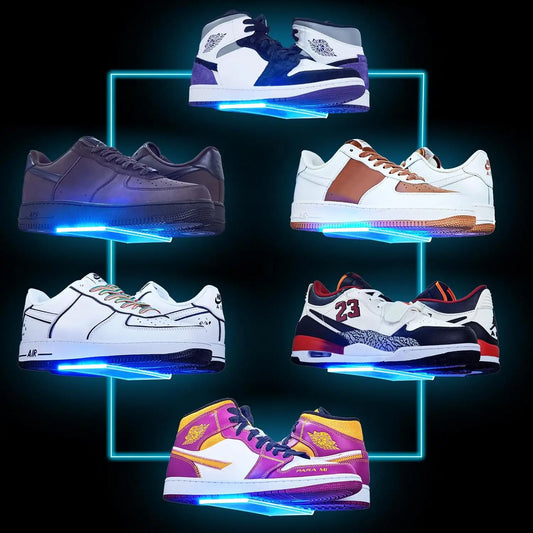 Exhibidor de Zapatillas con Luces LED