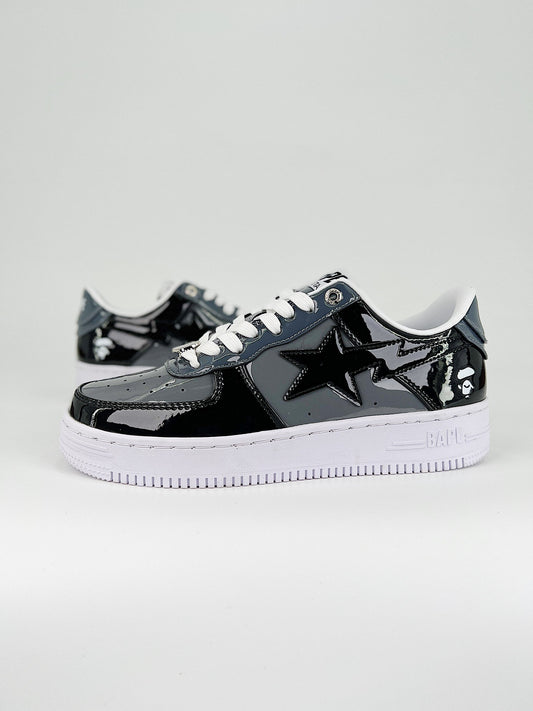 BAPE STA LOW GREY BLACK