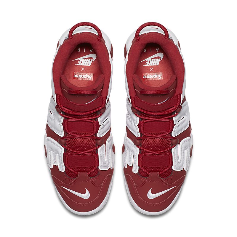 NIKE AIR UPTEMPO SUPREME RED