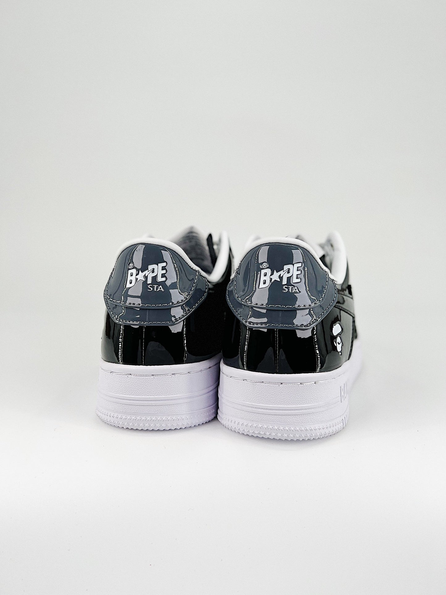 BAPE STA LOW GREY BLACK