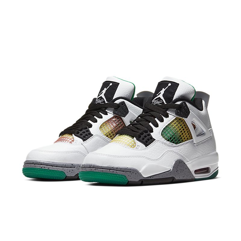 JORDAN 4 RASTA GREEN